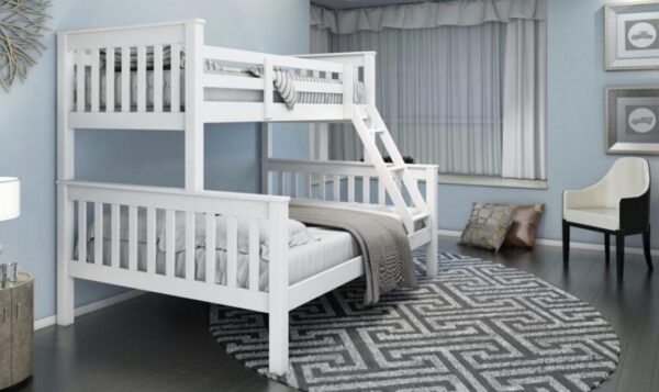 MISSION TRIPLE BUNK BED WHITE