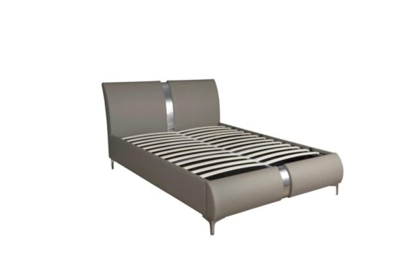 ARIANA OTTOMAN TAUPE PU BED FRAME