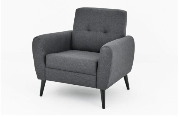 CHIC GREY FABRIC SOFA SET - Image 2
