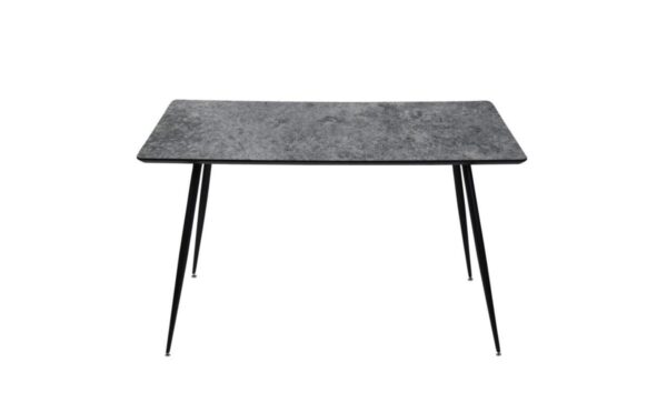 MIAMI CONCRETE FIXED TOP TABLE WITH 4 MILAN CHAIRS - Image 3