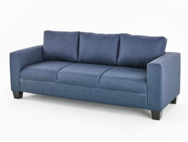 VICTORIA NAVY FABRIC SOFA SET - Image 4