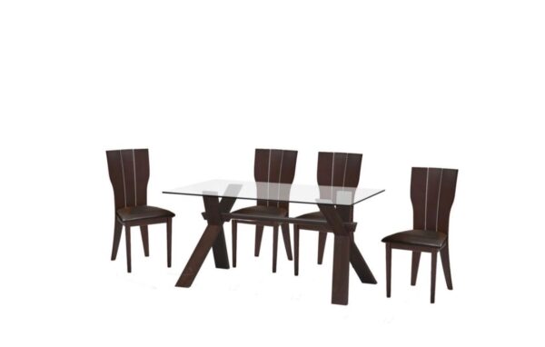 WASHINGTON DINING TABLE WITH 4 CHICAGO CHAIRS