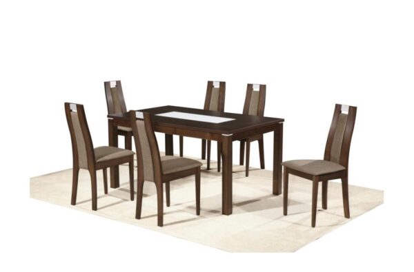 CALIFORNIA TABLE WITH 6 TEXAS CHAIRS