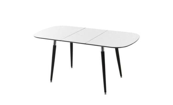 HARMONY EXTENDING TABLE WITH LIBERTY GREY WITH 4 VELVET CHAIRS - Image 3